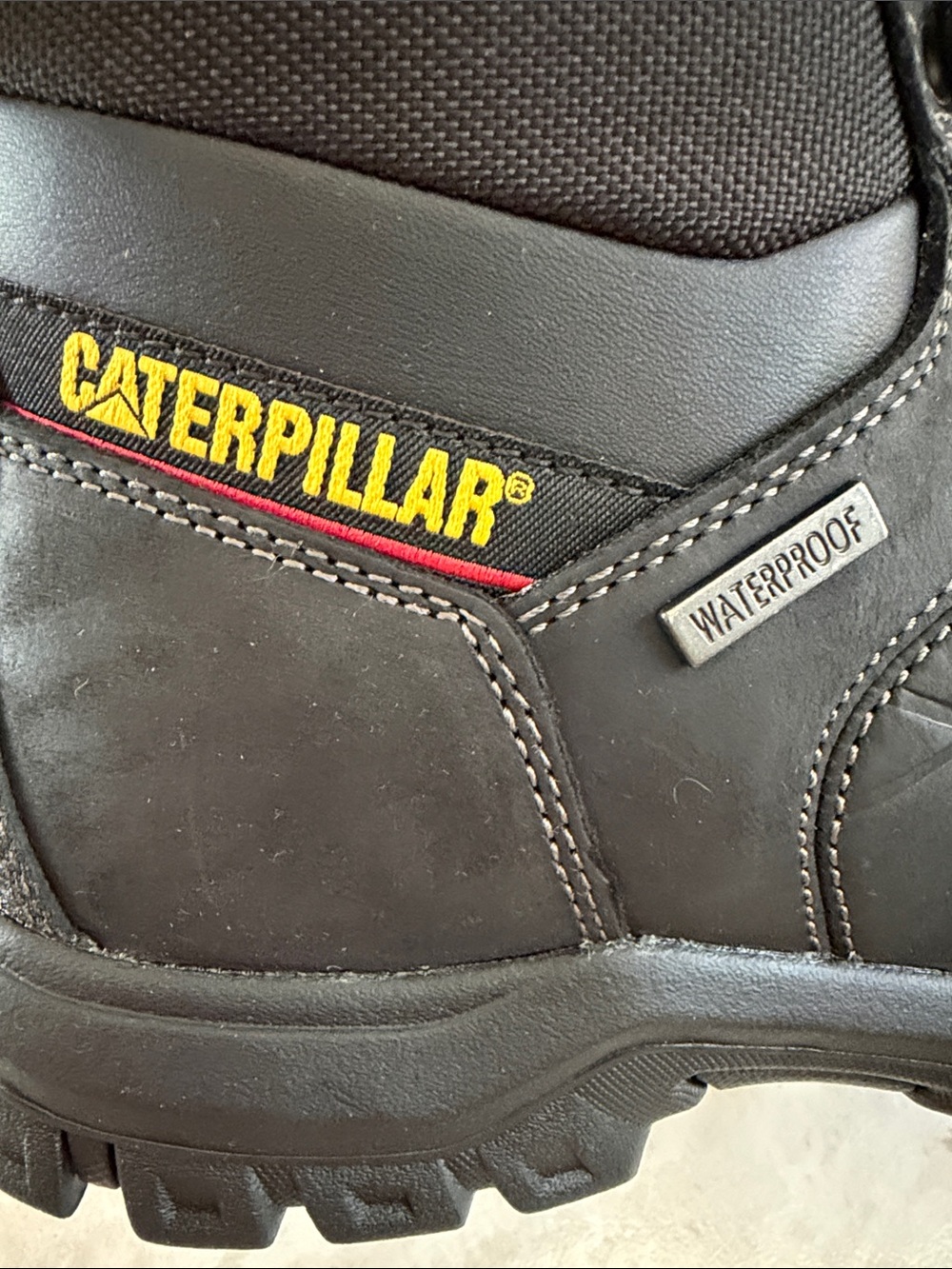 Caterpillar Black Work Boots - Picture 4 of 7